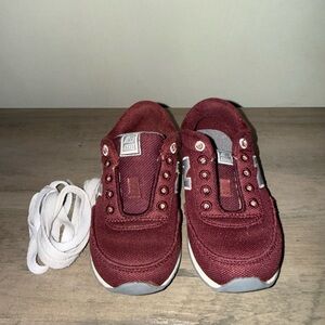 New Balance Kids Burgundy Sneakers